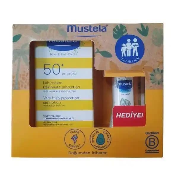پک ضد آفتاب و لوسیون بدن برند موستلا mustela