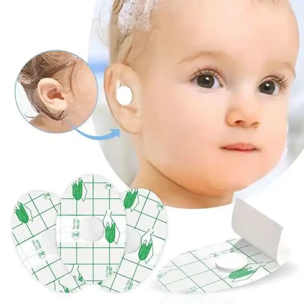 چسب محافظ گوش حمام نوزاد پنبه دار برند sitobaby — تصویر ۳