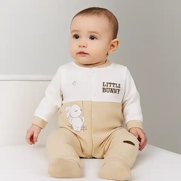سرهمی نوزاد طرح خرگوش برند مون بیبی moon baby
