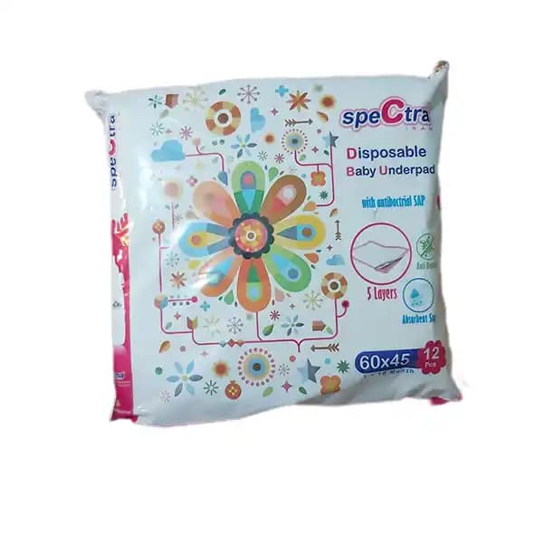 زیر انداز تعویض یکبار مصرف نوزاد برند اسپکترا spectra — تصویر ۲