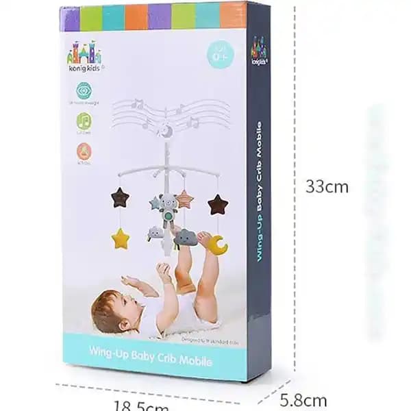 آویز تخت نوزاد موزیکال برند کونیگ کیدز Konig Kids — تصویر ۲