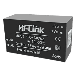 منبع تغذیه AC TO DC 220V TO 15V 2.6A HLK-40M15
