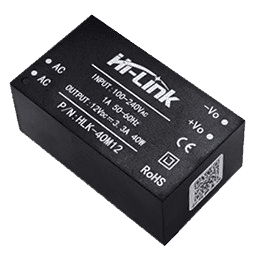 منبع تغذیه AC TO DC 220V TO 12V 3.3A HLK-40M12
