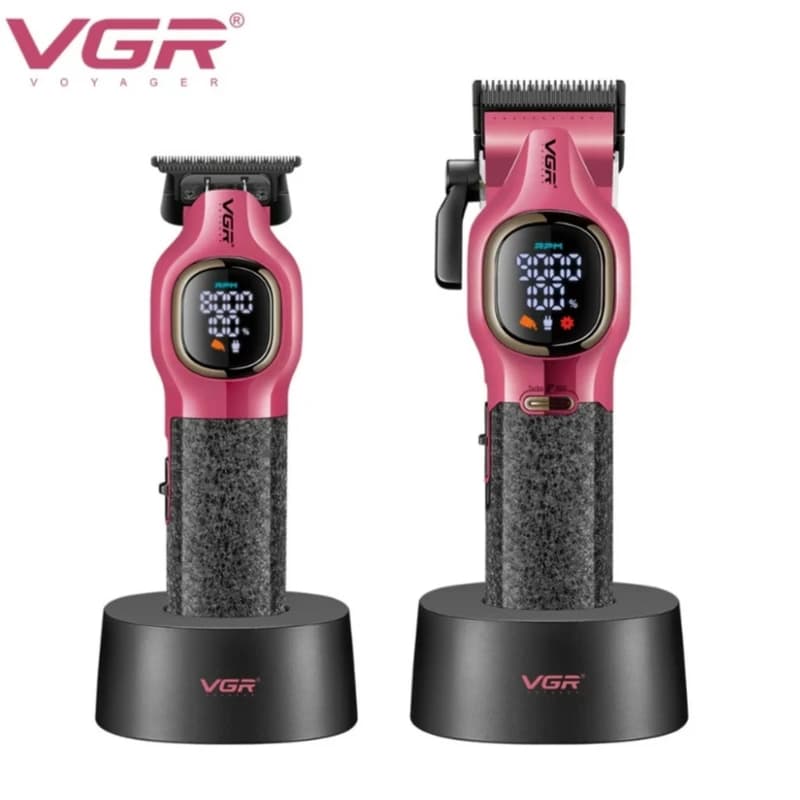 ست ماشین اصلاح حجم زن و خط زن وی جی آر V-886 S2 ‏ — تصویر ۳