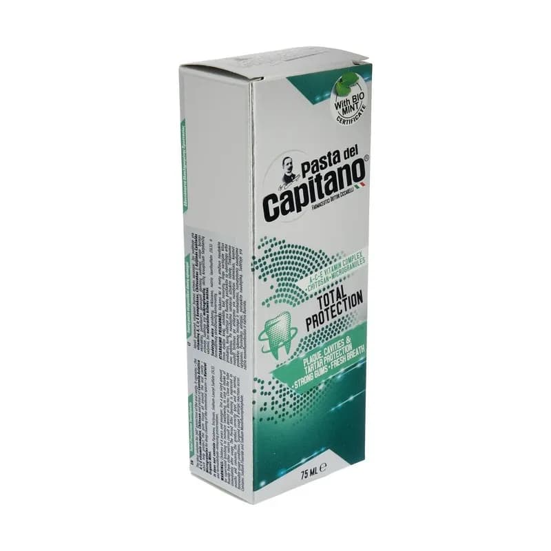 خمیردندان محافظت کامل Total Protection پاستا دل کاپیتانو مدل حجم 75 میلی لیتر — تصویر ۵