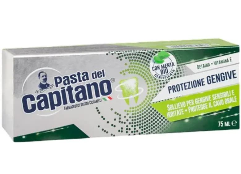 خمیر دندان مدل محافظ لثه پاستا دل کاپیتانو (Gum Protection) حجم 75 میلی لیتر — تصویر ۲