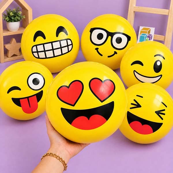 توپ بادی 80 گرم طرح ایموجی