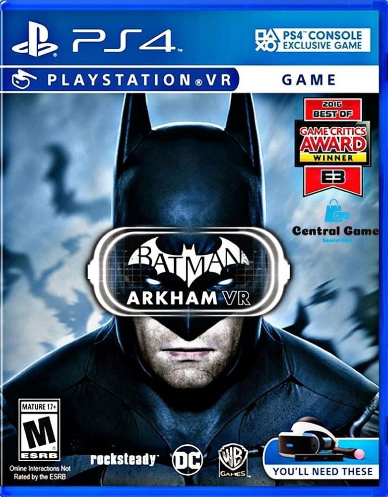 دیسک بازی وی آر بتمن آرخام Batman Arkham VR کارکرده برای PS4 ریجن All