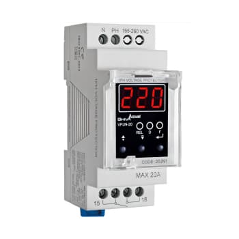 محافظ ولتاژ تک فاز دیجیتال شیوا امواج (20JN1) مدل : VPJN-20