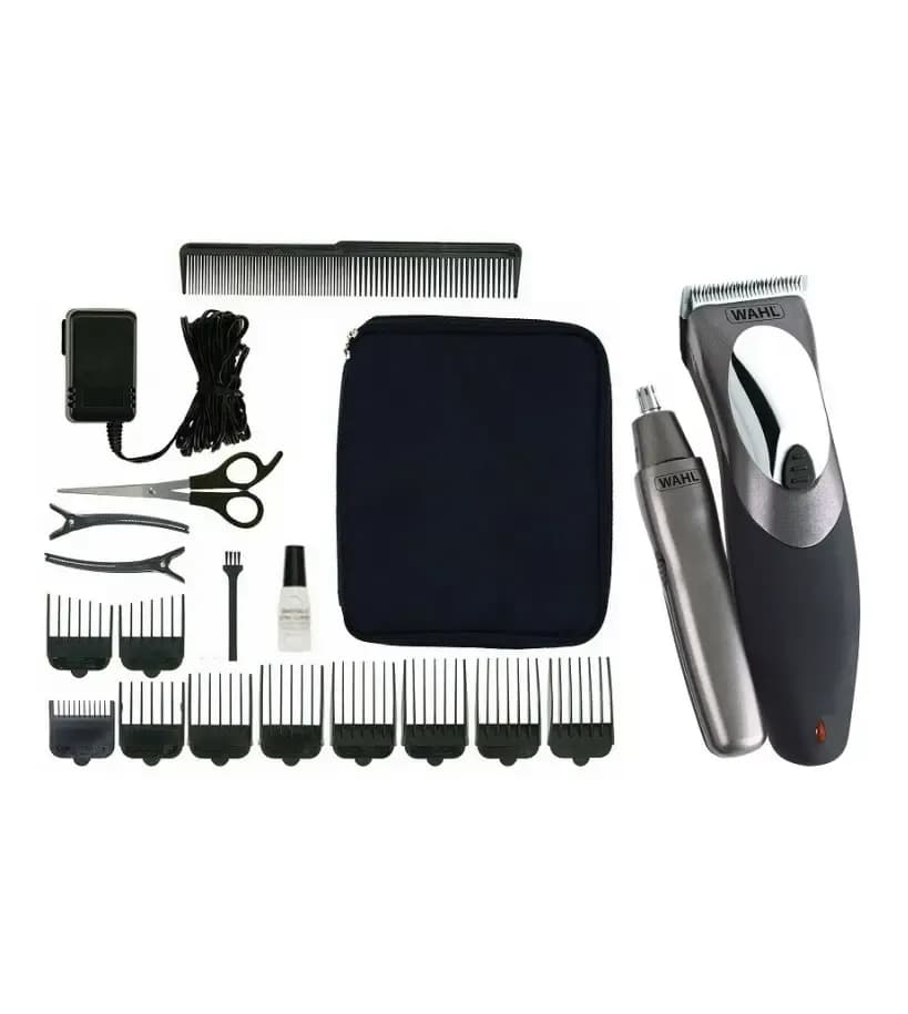 ست ماشین اصلاح سر و صورت وال باسیم/بیسیم Wahl 9639-617Y همراه موزن