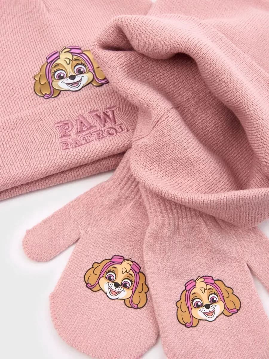 ست بچگانه سه تیکه کلاه و شال و دستکش — تصویر ۲