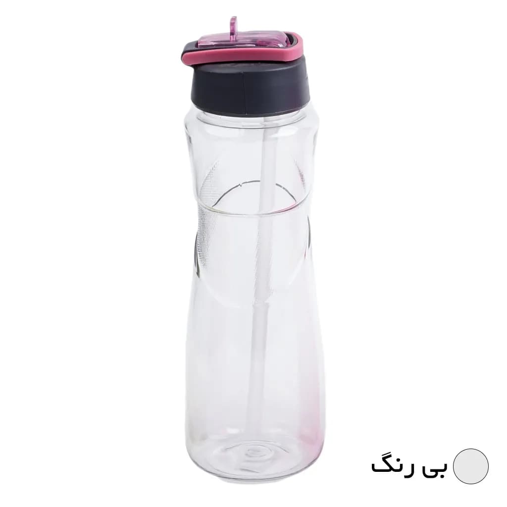 بطری مانیا مدل کمر دار نی دار کد 103507 گنجایش 770 میلی لیتر — تصویر ۳