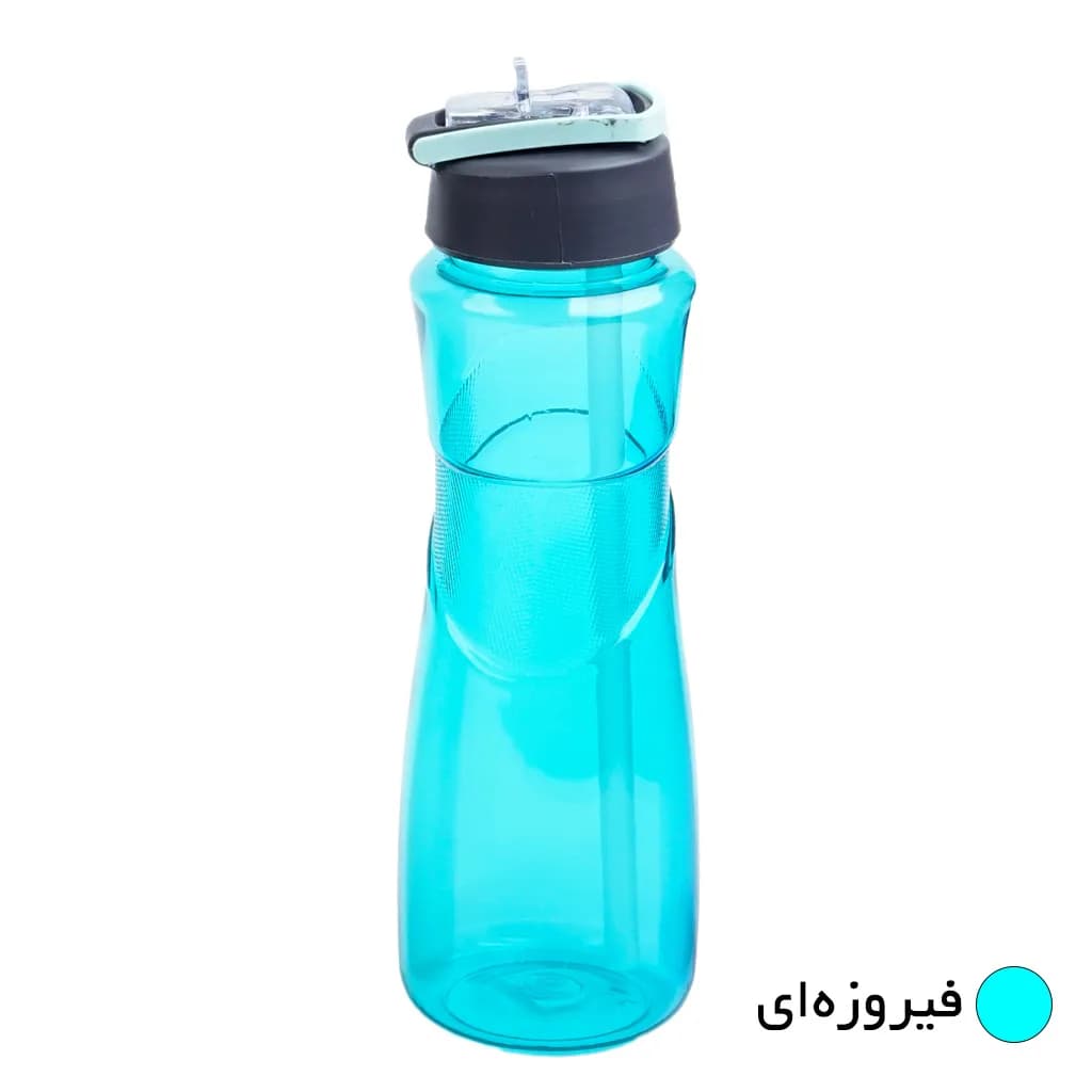 بطری مانیا مدل کمر دار نی دار کد 103507 گنجایش 770 میلی لیتر — تصویر ۷