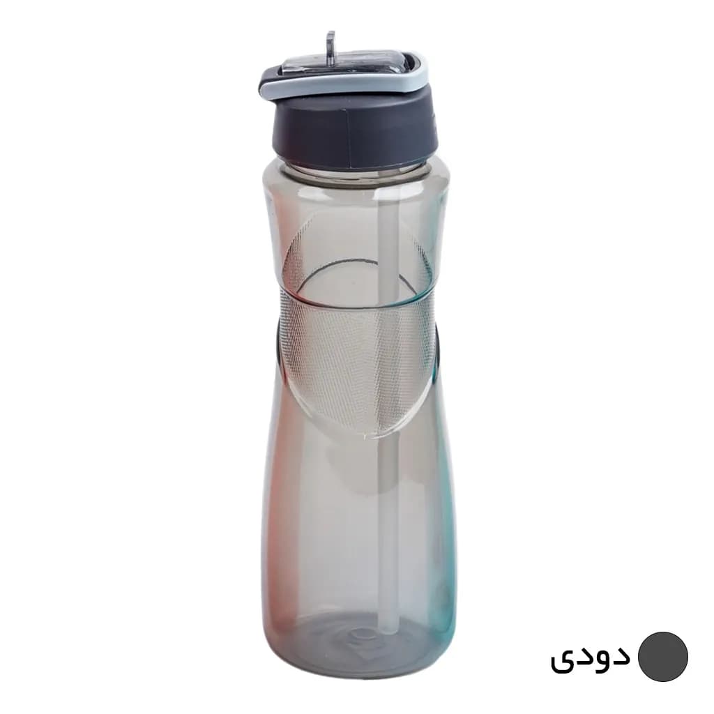 بطری مانیا مدل کمر دار نی دار کد 103507 گنجایش 770 میلی لیتر — تصویر ۲