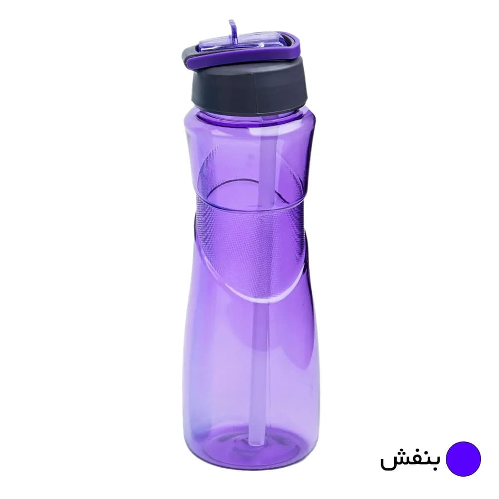 بطری مانیا مدل کمر دار نی دار کد 103507 گنجایش 770 میلی لیتر — تصویر ۴