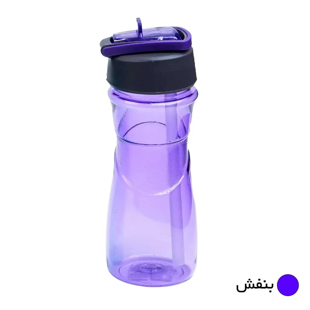 بطری مانیا مدل کمر دار نی دار کد 103506 گنجایش 390 میلی لیتر — تصویر ۶