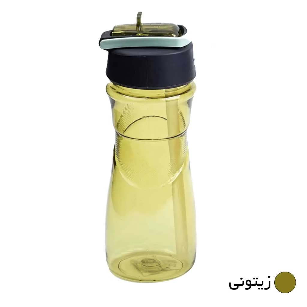 بطری مانیا مدل کمر دار نی دار کد 103506 گنجایش 390 میلی لیتر — تصویر ۴
