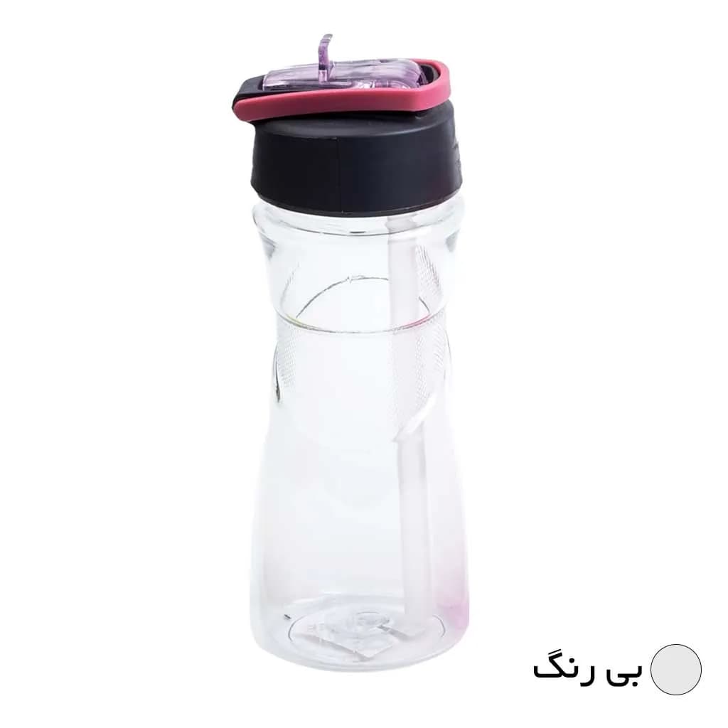 بطری مانیا مدل کمر دار نی دار کد 103506 گنجایش 390 میلی لیتر — تصویر ۸