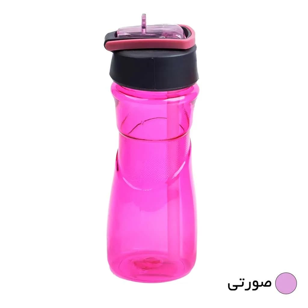بطری مانیا مدل کمر دار نی دار کد 103506 گنجایش 390 میلی لیتر — تصویر ۳