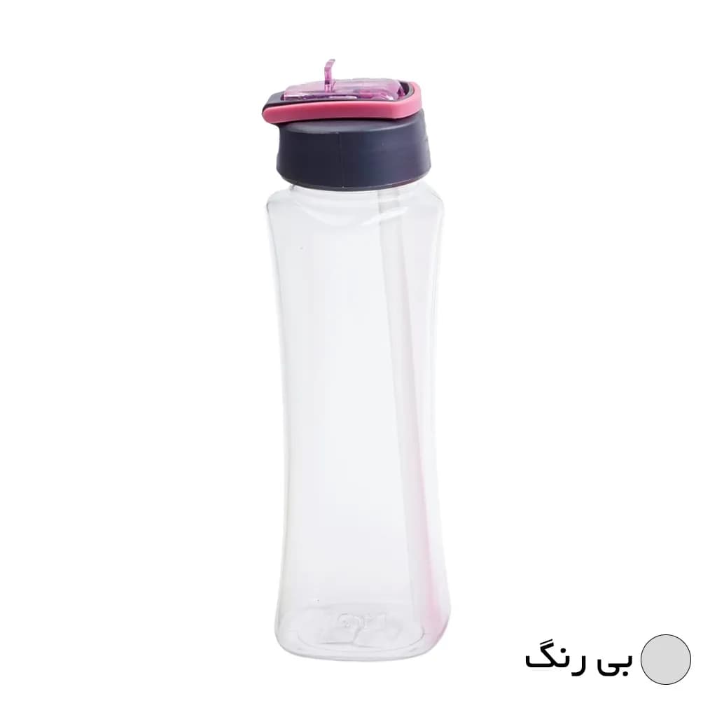 بطری مانیا مدل مربعی نی دار کد 103504 گنجایش 650 میلی لیتر — تصویر ۷