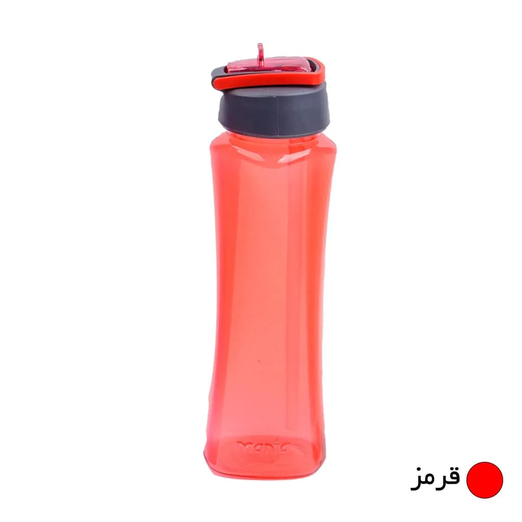 بطری مانیا مدل مربعی نی دار کد 103504 گنجایش 650 میلی لیتر — تصویر ۶