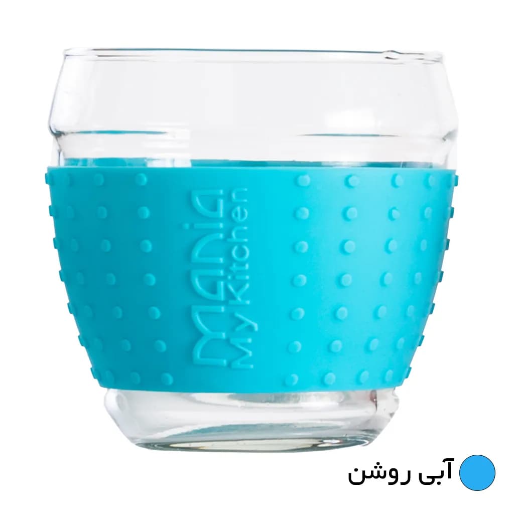 ليوان شیشه ای مانیا مدل كاور سیلیکونی کد 113030 — تصویر ۶