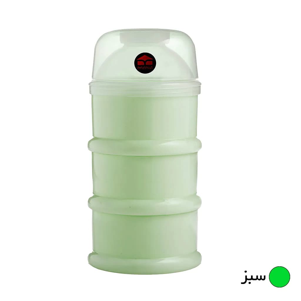 ظرف پودر شیر کودک مانیا کد 302010 گنجایش 130 میلی لیتر — تصویر ۵