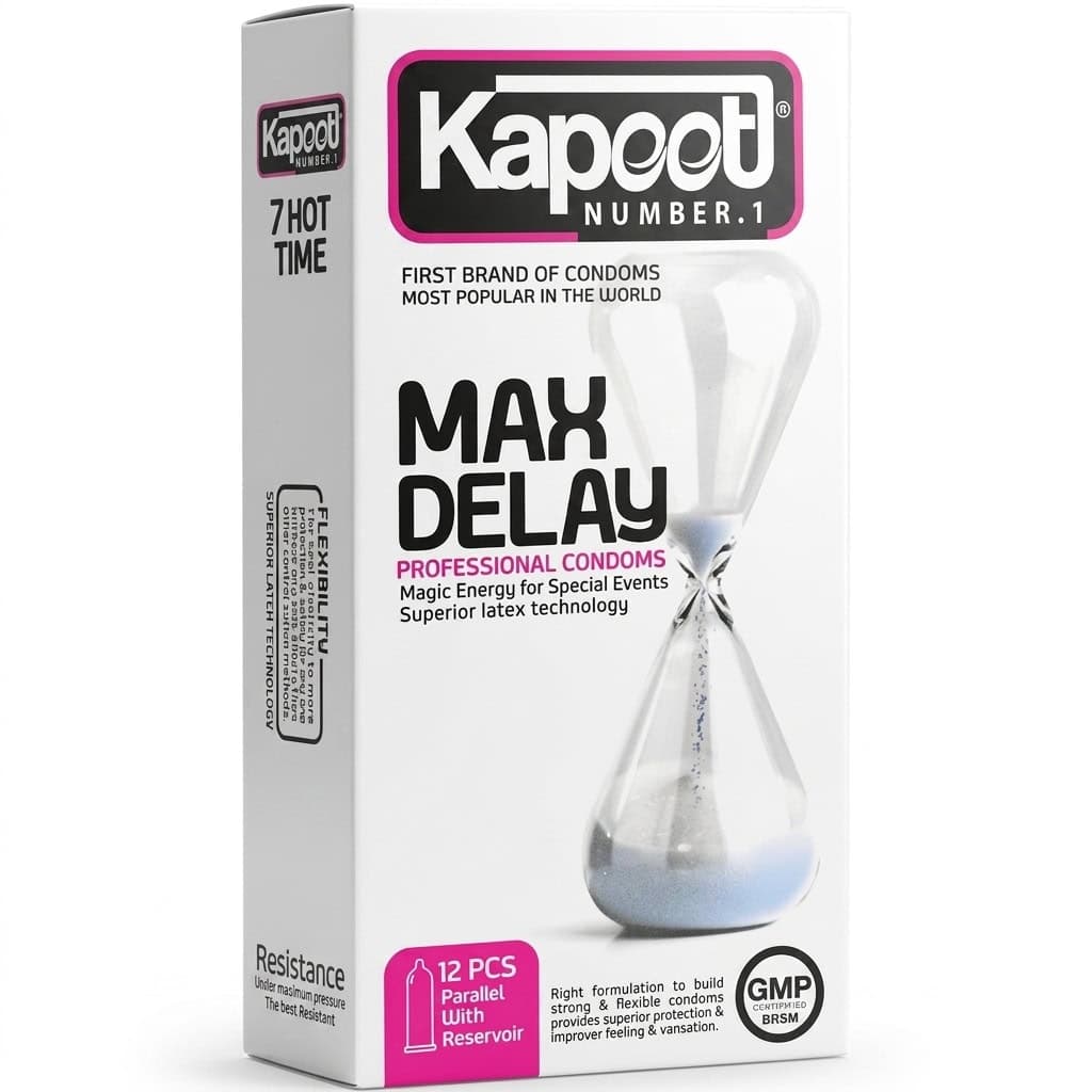 کاندوم فوق‌العاده تاخیری Max Delay کاپوت — تصویر ۲