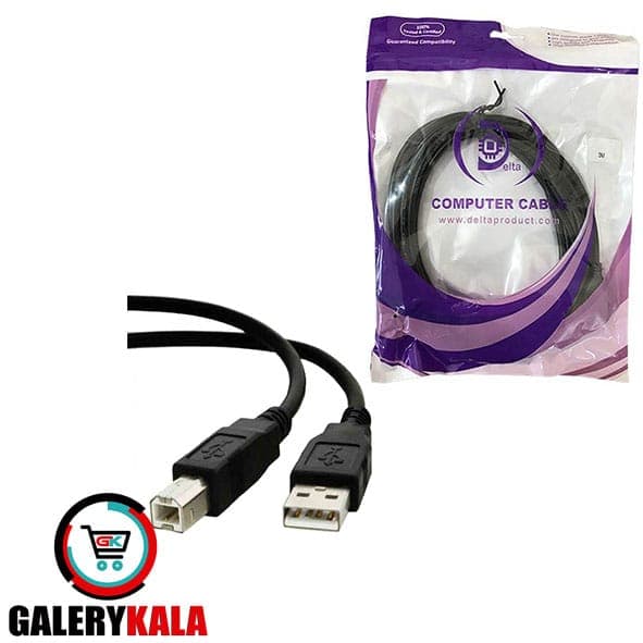 کابل پرینتر USB مدل Delta — تصویر ۴