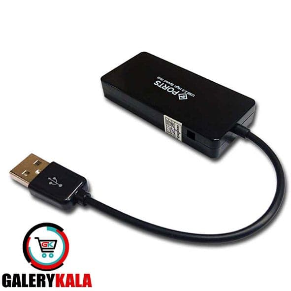 هاب 4 پورت USB2.0 مدل HI-SPEED — تصویر ۳
