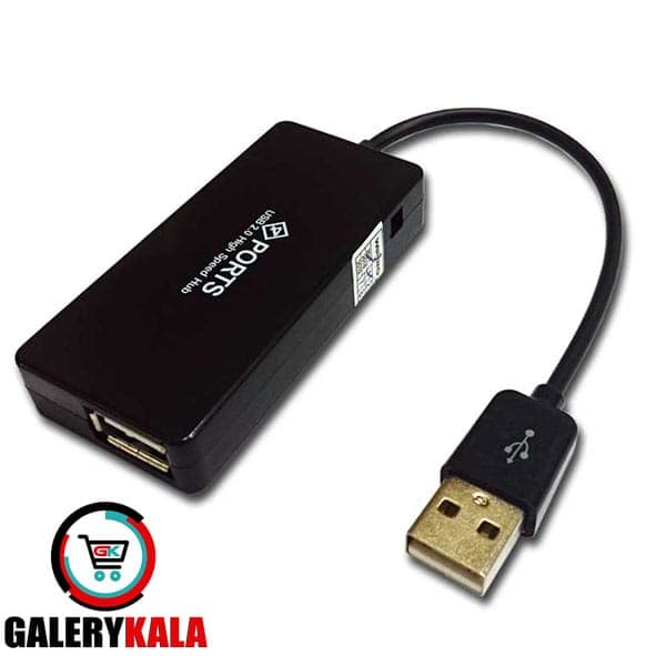 هاب 4 پورت USB2.0 مدل HI-SPEED — تصویر ۲