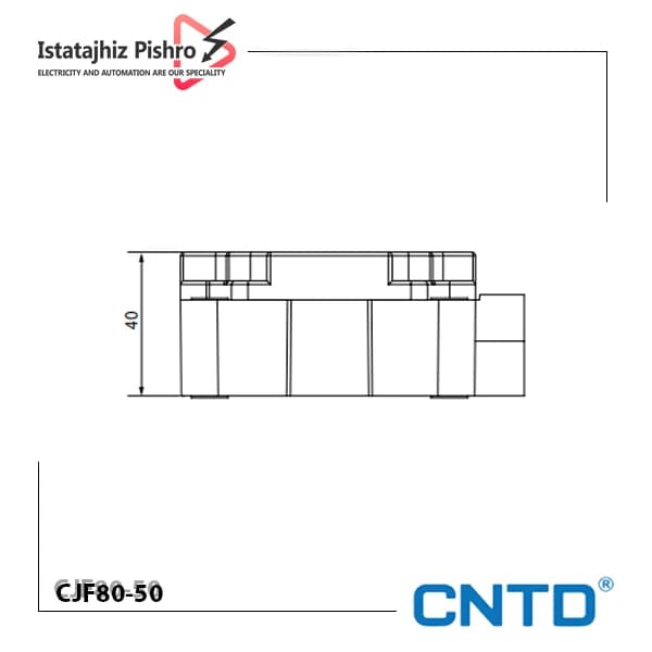 سنسور القایی مکعبی CNTD مدل CJF80-50 — تصویر ۳