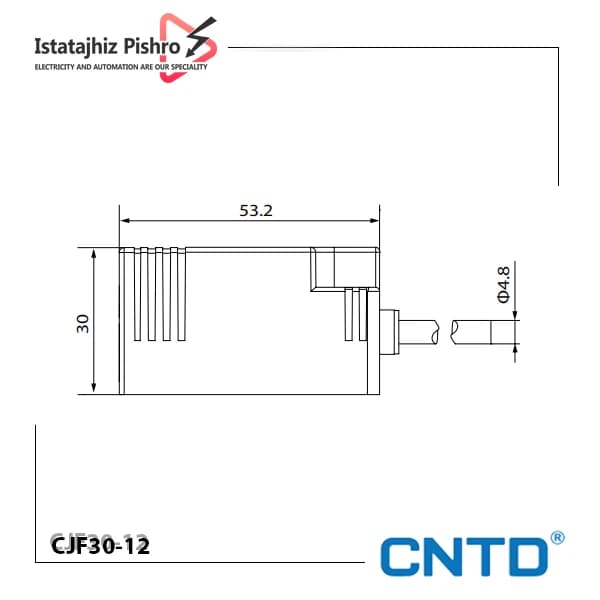 سنسور القایی CNTD مدل CJF30-12 — تصویر ۲