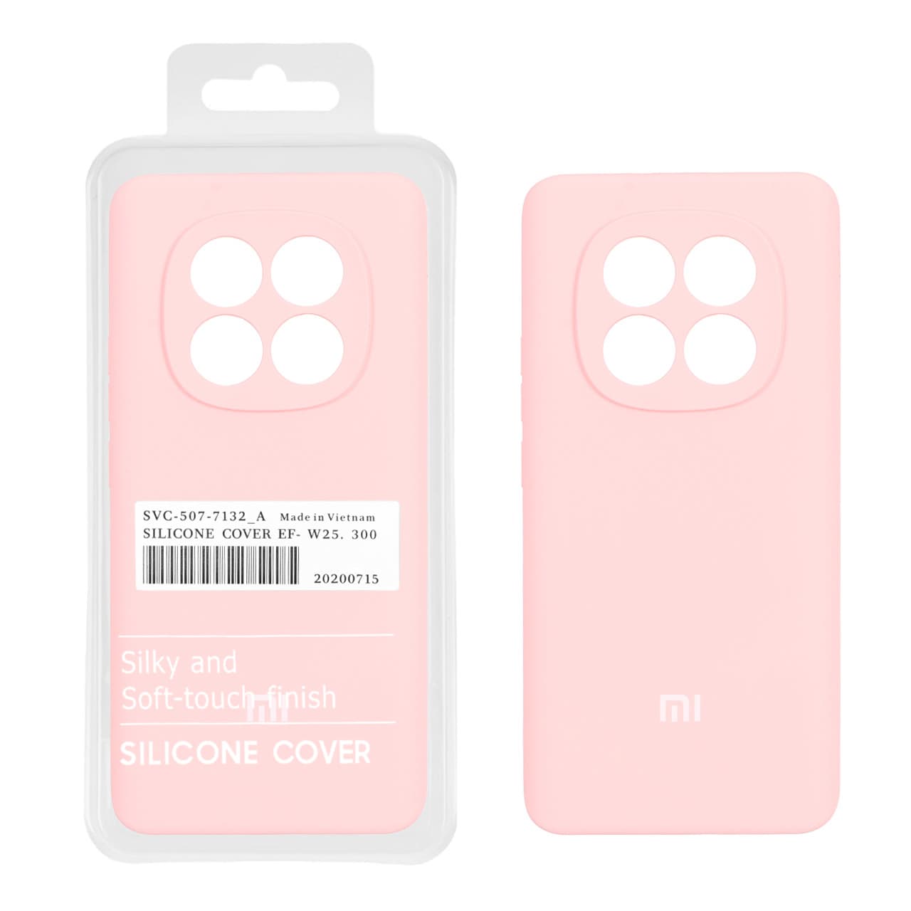 قاب سیلیکونی پاک کنی اورجینال درجه یک مناسب برای Xiaomi Redmi Note 15 / Poco M8 5G – گلبهی