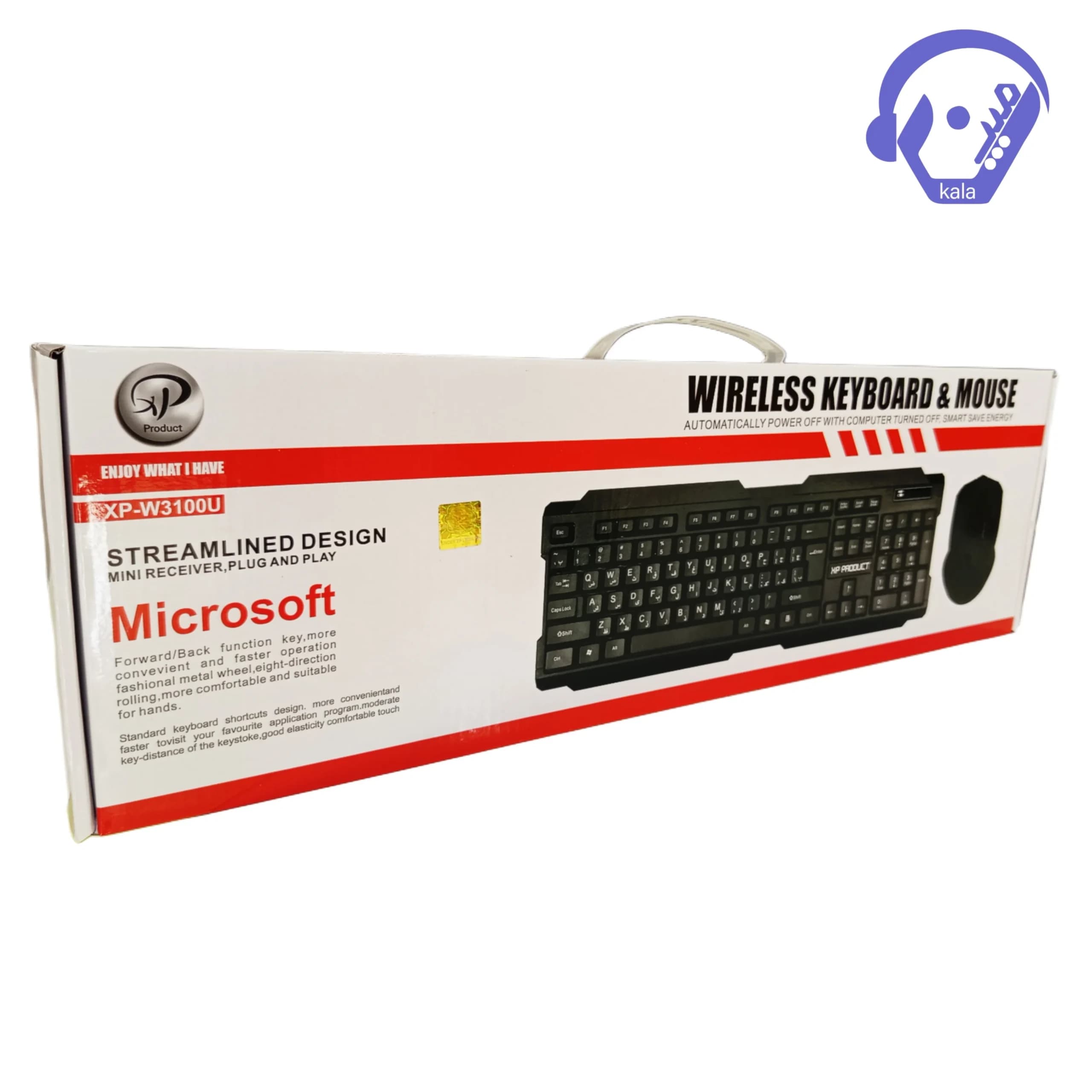 ماوس و کیبورد بی سیم XP Product مدل XP-W3100U — تصویر ۶