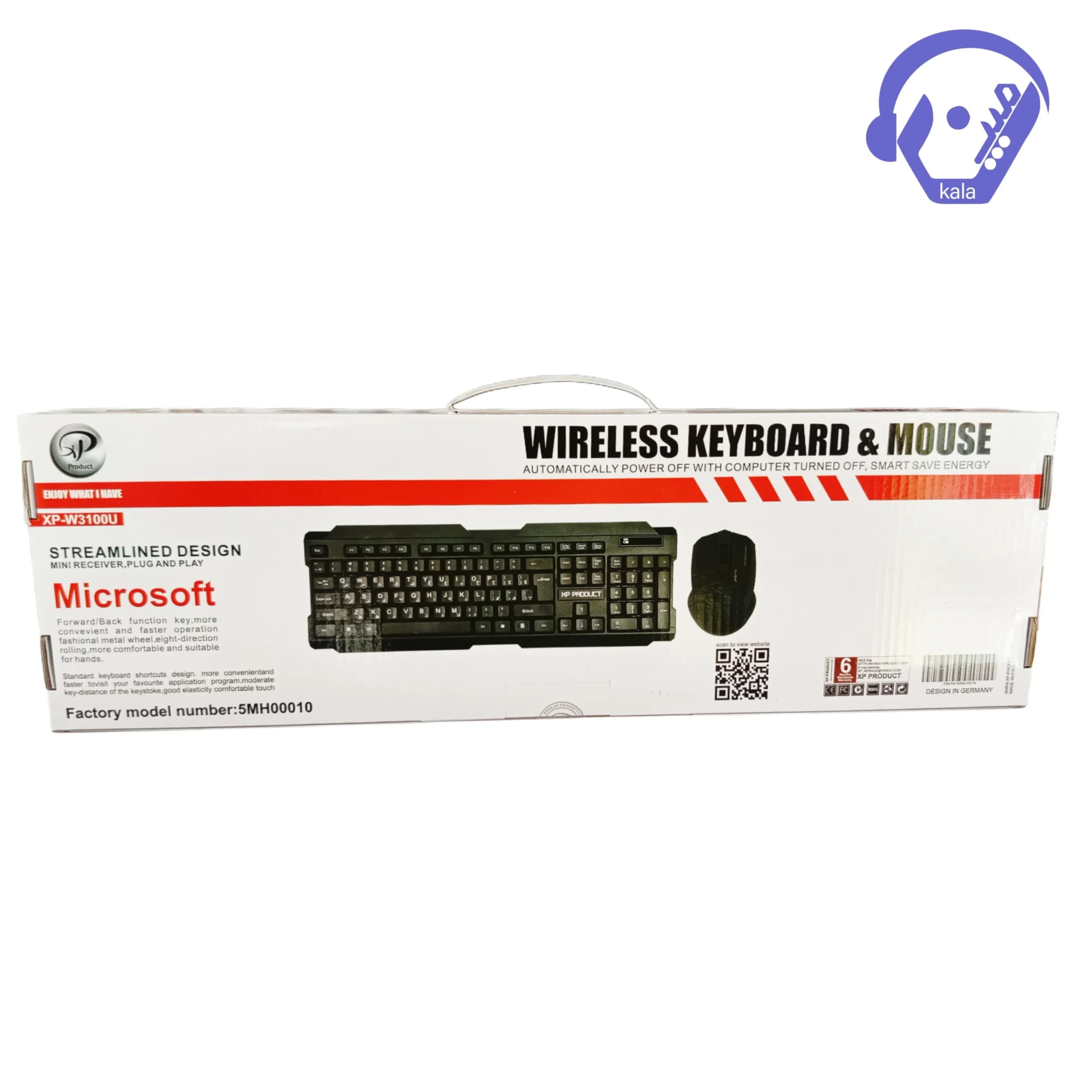 ماوس و کیبورد بی سیم XP Product مدل XP-W3100U — تصویر ۱۲
