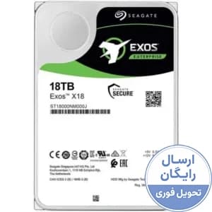 هارد دیسک اینترنال سیگیت مدل EXOS X18 ST18000NM004J ظرفیت 18 ترابایت