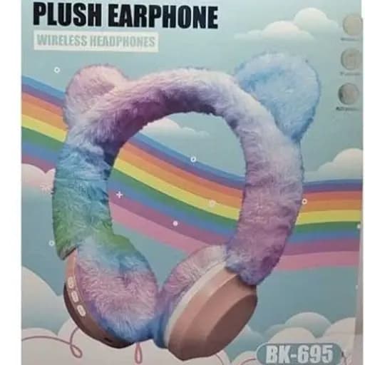 هدفون بلوتوثی خرگوشی دخترانه مدل BK-695