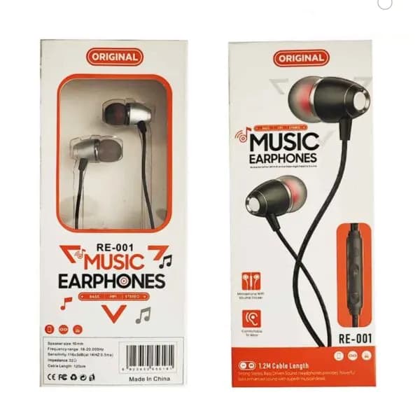 هنذفری ORIGINAL RE-001