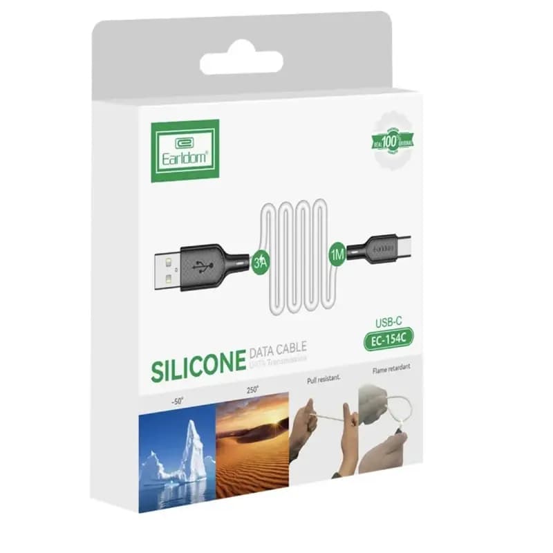 کابل تبدیل USB به USB-C ارلدام مدل EC-154C طول 1 متر — تصویر ۴