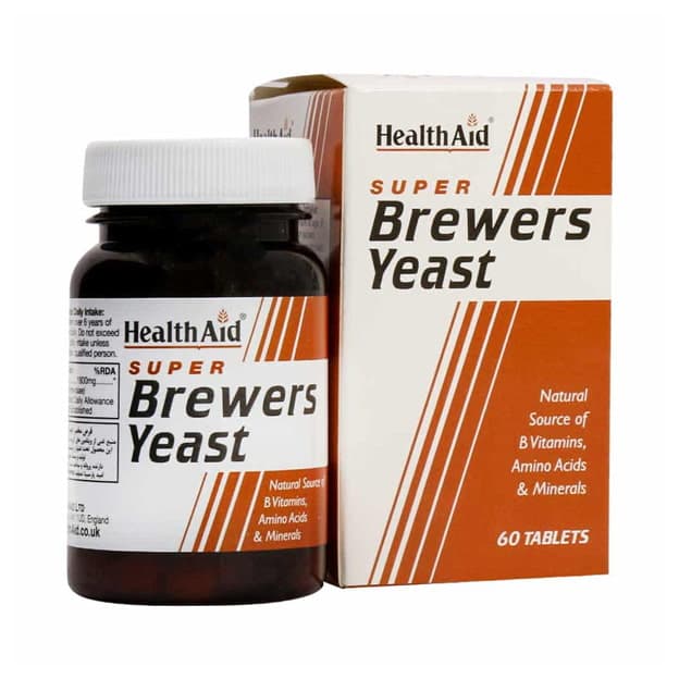 قرص مخمر آبجو هلث اید (Health Aid) 60 عددی — تصویر ۲