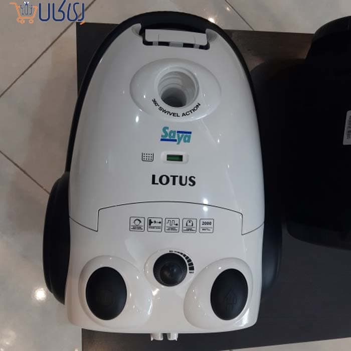 جاروبرقی سایا 2000 وات سفید مدل SAYA LOTUS Vacuum Cleaner