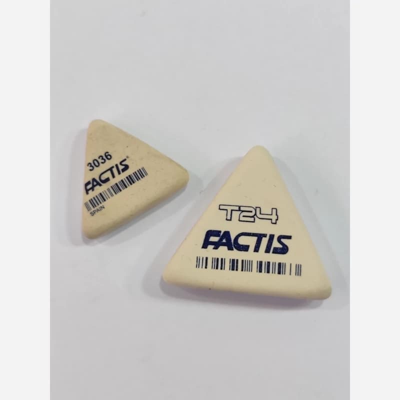 پاک کن مثلثی Factis دو سایز T24 و 3036