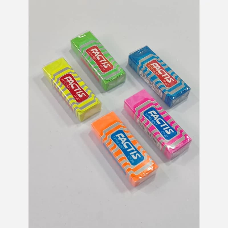 پاک کن Factis چند رنگ وارداتی CP20سایز بزرگ