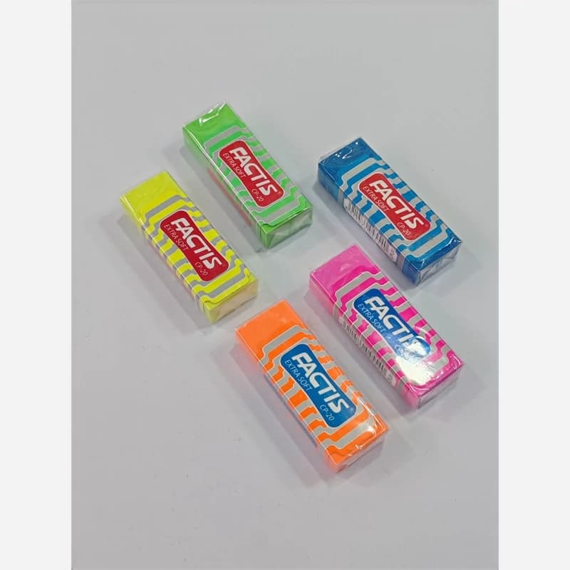 پاک کن Factis چند رنگ وارداتی CP20سایز بزرگ — تصویر ۶