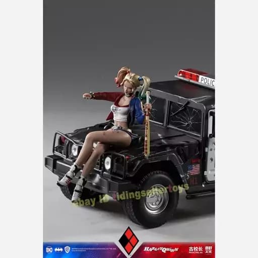 فیگور هارلی کوئین و پلیس هامر فلزی وارداتیZD Toys — تصویر ۴
