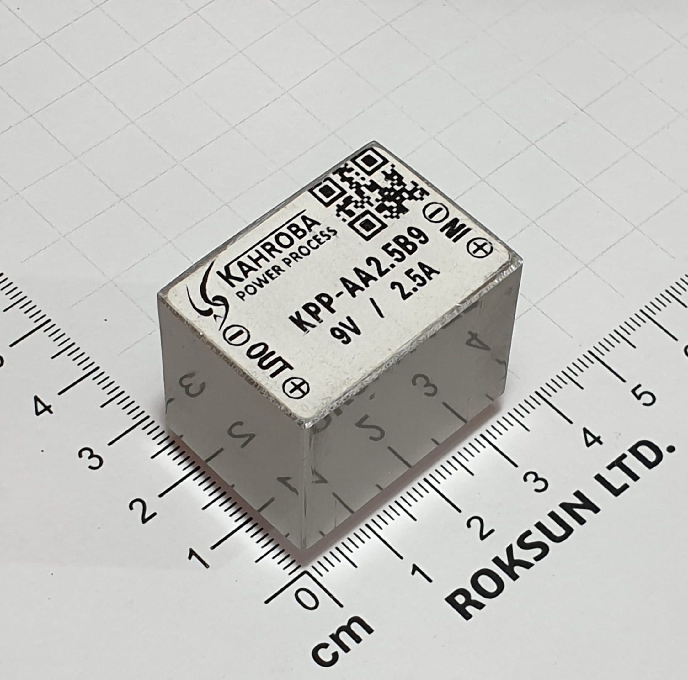مبدل DC/DC کاهنده 9V/2,5A بدنه فلزی – KPP-AA2,5B9