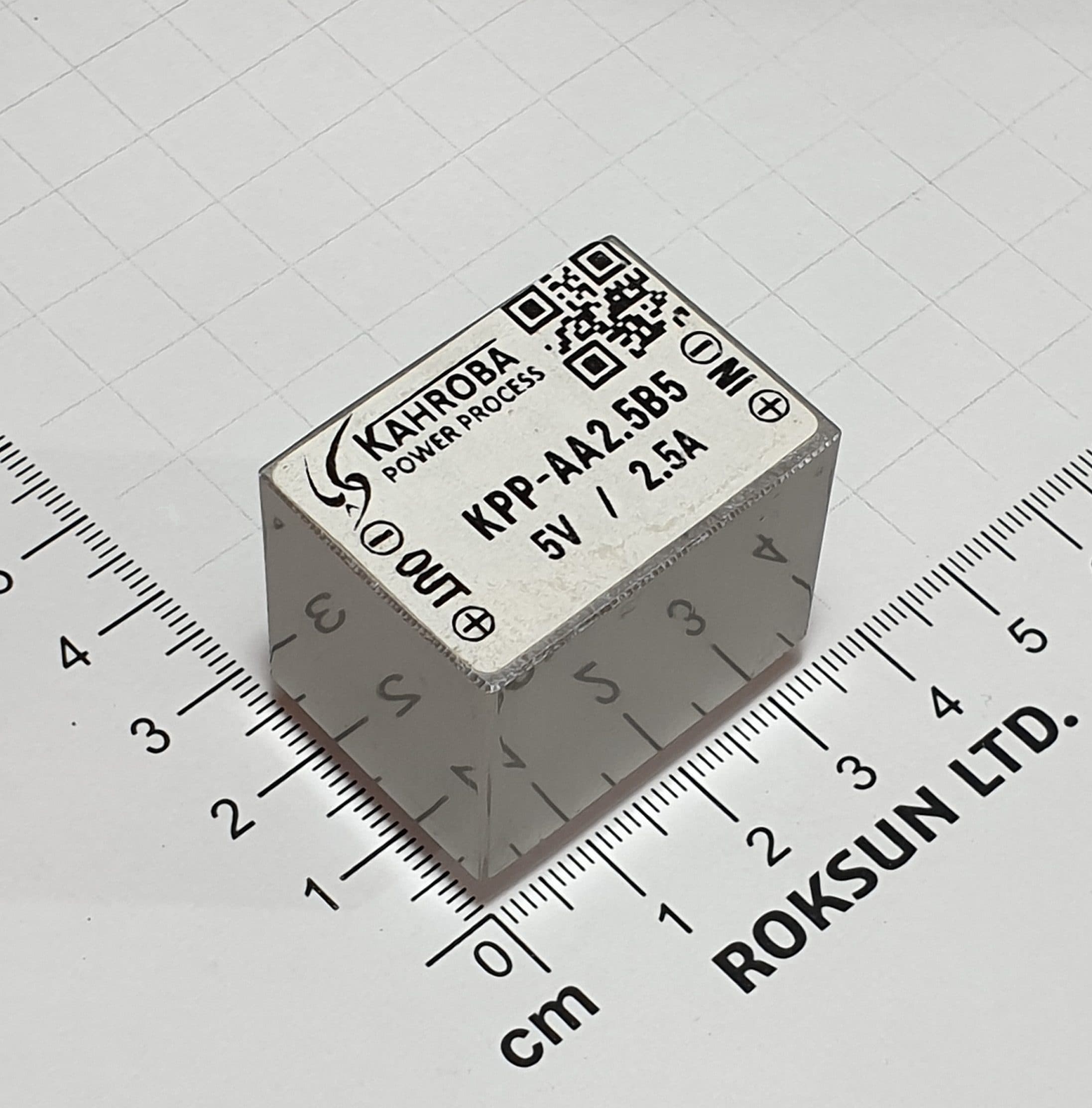 مبدل DC/DC کاهنده 5V/2.5A بدنه فلزی – KPP-AA2.5B5