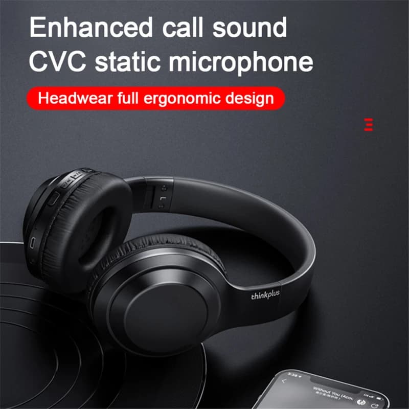 هدفون بلوتوثی لنوو مدل Lenovo Thinkplus TH10 Wireless Headphone | Thinkplus TH10 — تصویر ۲