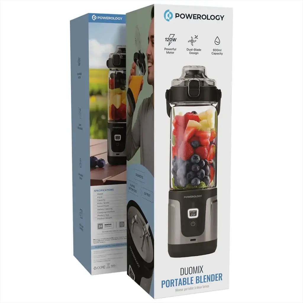 مخلوط کن قابل حمل پاورولوژی مدل Duomix Powerology Duomix Portable Blender | PWPB27 — تصویر ۳
